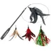 Canadian Cat Company Teleskop Katzenangel-Set mit 4 Wedeln