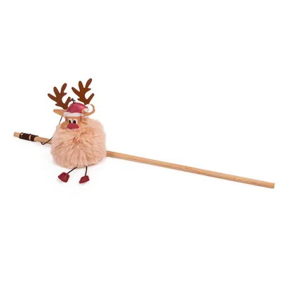 Canadian Cat Company Spielangel RUDOLPH Plüschbommel Canadian Cat Company Spielangel RUDOLPH Plüschbommel