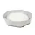 L 65 x B 65 x H 16 cm - grau