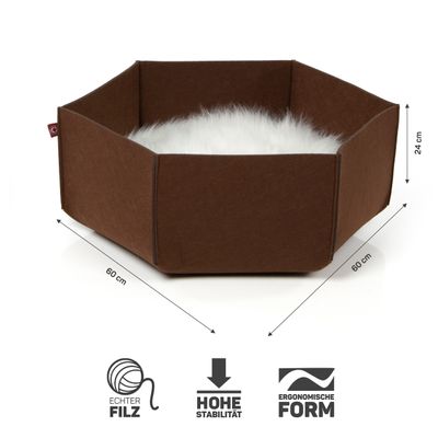 Canadian Cat Company Katzenbett Filzlounge AVA Gr. L