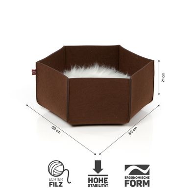 Canadian Cat Company Katzenbett Filzlounge AVA Gr. M