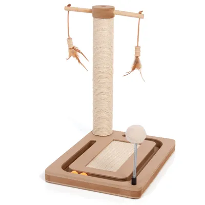 Canadian Cat Company Kratzstamm PLAYTOP Katzenspielplatz mit Spielschiene Canadian Cat Company Kratzstamm PLAYTOP Katzenspielplatz mit Spielschiene