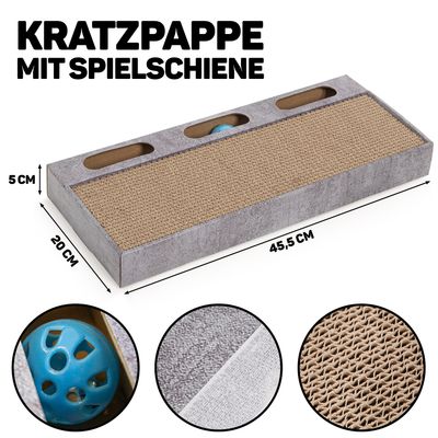 Canadian Cat Company Spielschiene mit Kratzpappe Ersatzkratzpappe