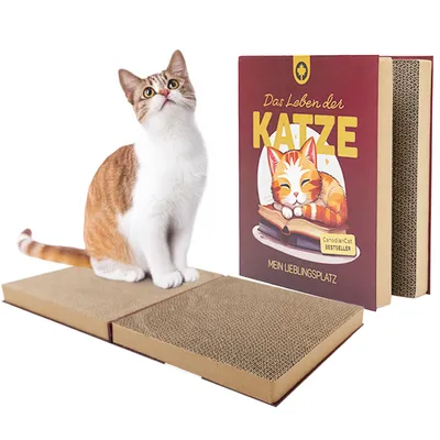 Canadian Cat Company Kratzbrett in Buchform mit 2 Kratzflächen Canadian Cat Company Kratzbrett in Buchform mit 2 Kratzflächen