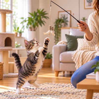 Canadian Cat Company Katzenspielzeug aus Matatabi mit Federn