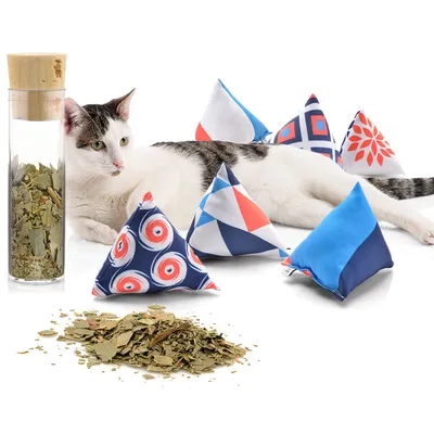 Canadian Cat Company Schmusekissen 6er-Set Katzenminze Pyramide XL Canadian Cat Company Schmusekissen 6er-Set Katzenminze Pyramide XL