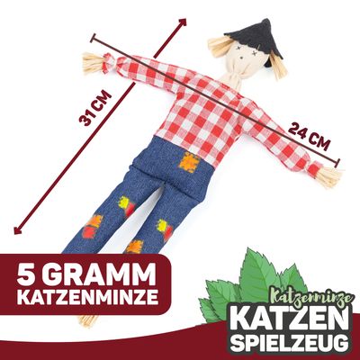 Canadian Cat Company Katzenspielzeug Katzenminze Vogelscheuche handgef.