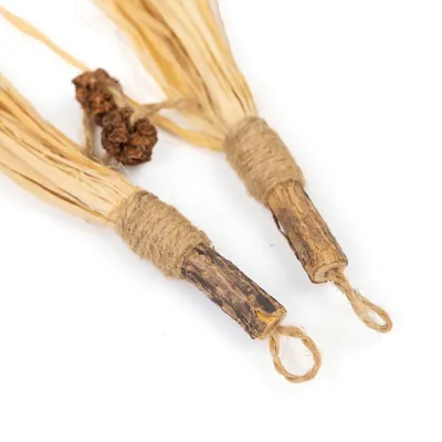 Canadian Cat Company Katzenspielzeug 2er-Set Matatabi Sticks mit Bast