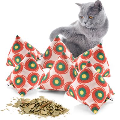 Canadian Cat Company Schmusekissen 6er-Set Katzenminze Pyramide XL