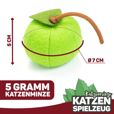 Canadian Cat Company 5er-Set Spielkissen Obst & Gemüse handgef. Canadian Cat Company 5er-Set Spielkissen Obst & Gemüse handgef.