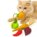 Canadian Cat Company 5er-Set Spielkissen Obst & Gemüse handgef.