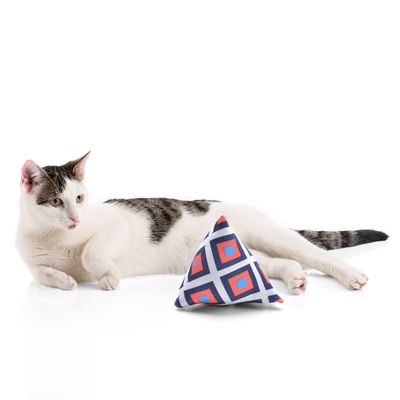 Canadian Cat Company Schmusekissen 6er-Set Katzenminze Pyramide XL
