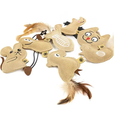 Canadian Cat Company 7er-Set Spielkissen Lederkissen mit Katzenminze Canadian Cat Company 7er-Set Spielkissen Lederkissen mit Katzenminze