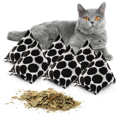 Canadian Cat Company Schmusekissen 6er-Set Katzenminze Pyramide XL