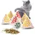 Canadian Cat Company Schmusekissen 6er-Set Katzenminze Pyramide XL Canadian Cat Company Schmusekissen 6er-Set Katzenminze Pyramide XL