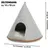 Canadian Cat Company Katzenhöhle CONE aus Filz inkl. Flauschkissen Canadian Cat Company Katzenhöhle CONE aus Filz inkl. Flauschkissen