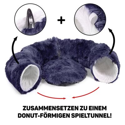 Canadian Cat Company Katzentunnel OTIS Donut-Tunnel inkl. Liegekissen