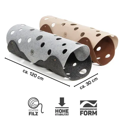 Canadian Cat Company Tunnel aus Filz XXL Canadian Cat Company Tunnel aus Filz XXL