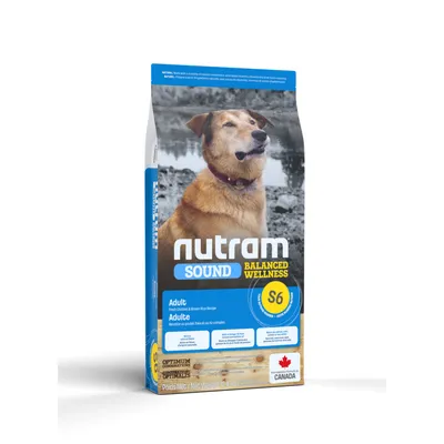 Nutram Croquettes Sound S6 Balanced Wellness Adult au poulet pour chien Nutram Croquettes Sound S6 Balanced Wellness Adult au poulet pour chien