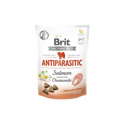 Brit Care Friandises Functional Snack Antiparasitic saumon et camomille