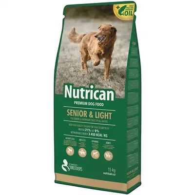 Nutrican Croquettes Senior & Light au poulet pour chien Nutrican Croquettes Senior & Light au poulet pour chien