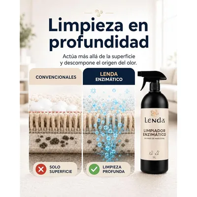 Lenda Spray Enzimático Eliminador de Olores Lenda Spray Enzimático Eliminador de Olores