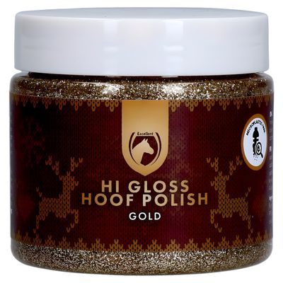 Excellent Horse Christmas Hi Gloss Hoof Polish gold