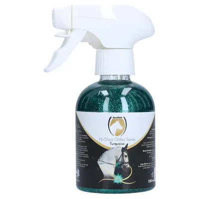 Excellent Horse Hi Gloss Glitter Spray türkis 250 ml Excellent Horse Hi Gloss Glitter Spray türkis 250 ml