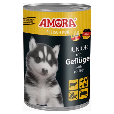 AMORA Fleisch Pur Junior mit Geflügel 400 g AMORA Fleisch Pur Junior mit Geflügel 400 g