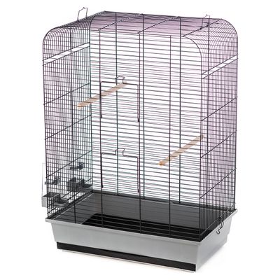 Duvo+ Vogelkäfig Nina grau/schwarz