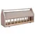 Natural Taubenfuttertrog aus Holz mit Rolle aus Metall Natural Taubenfuttertrog aus Holz mit Rolle aus Metall