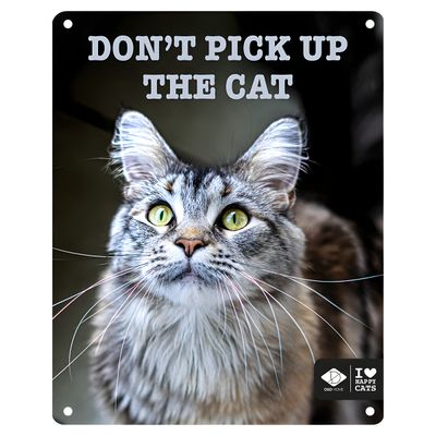 D&D Schild I Love Happy Cats „Don’t pick up“