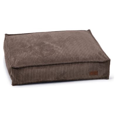 Designed by Lotte Hundekissen Ribbed braun
