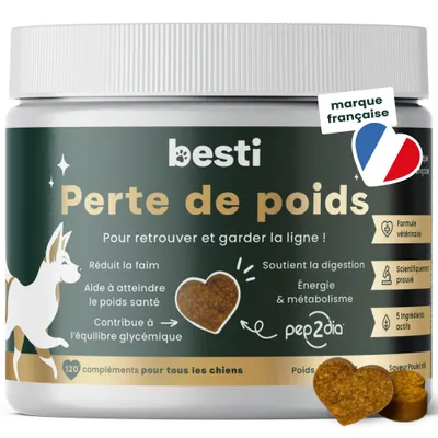 BESTI | Perte de Poids | Compléments Alimentaires Vétérinaires pour Chiens BESTI | Perte de Poids | Compléments Alimentaires Vétérinaires pour Chiens