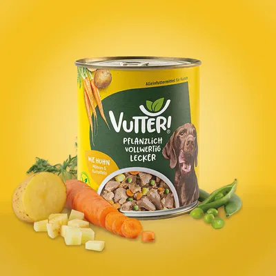 Vutter! Nassfutter wie Huhn