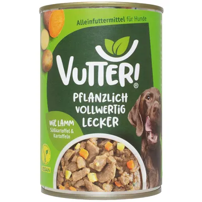 Vutter! Nassfutter schmeckt wie Lamm