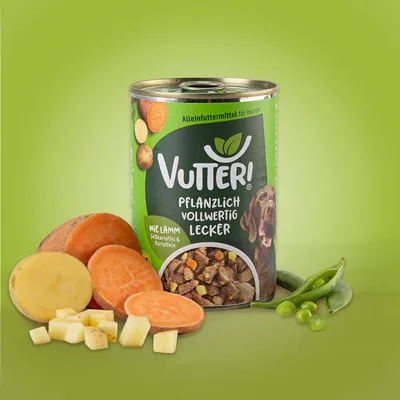 Vutter! Nassfutter schmeckt wie Lamm