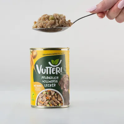 Vutter! Nassfutter wie Huhn