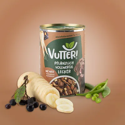 Vutter! Nassfutter schmeckt wie Wild
