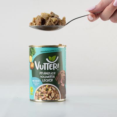 Vutter! Nassfutter schmeckt wie Fisch