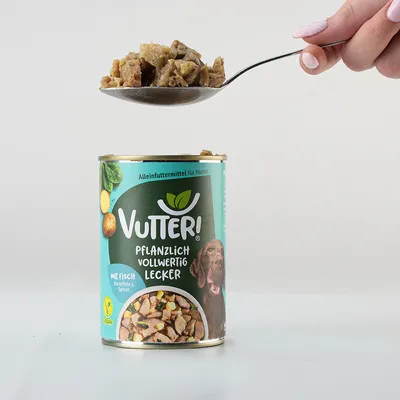 Vutter! Nassfutter schmeckt wie Fisch