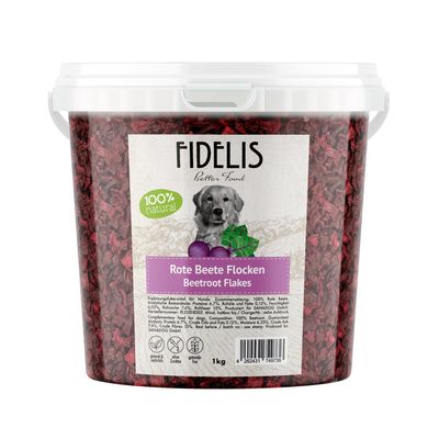 FIDELIS Rote Beete Flocken (1kg-Eimer)