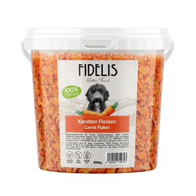 FIDELIS Karotten Flocken (800g-Eimer)