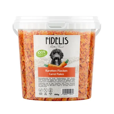 FIDELIS Karotten Flocken (800g-Eimer) FIDELIS Karotten Flocken (800g-Eimer)