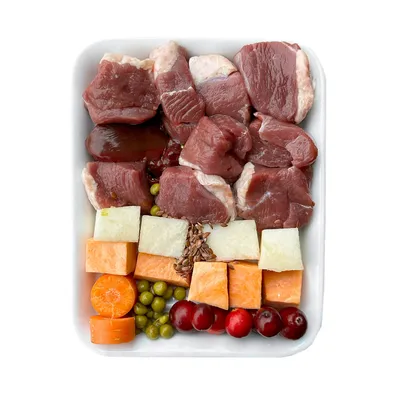 FIDELIS Ente mit Süßkartoffel, Birne und Cranberries (500g) gefroren FIDELIS Ente mit Süßkartoffel, Birne und Cranberries (500g) gefroren