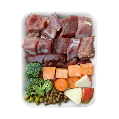 FIDELIS Lamm mit Süßkartoffel, Apfel und Linsen (500g) gefroren FIDELIS Lamm mit Süßkartoffel, Apfel und Linsen (500g) gefroren