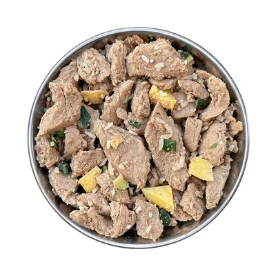 FIDELIS Huhn mit Reis, Zucchini und Mango (500g) gefroren FIDELIS Huhn mit Reis, Zucchini und Mango (500g) gefroren