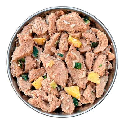 FIDELIS Huhn mit Reis, Zucchini und Mango (400g) gefroren FIDELIS Huhn mit Reis, Zucchini und Mango (400g) gefroren