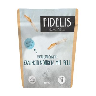 FIDELIS Kaninchenohren mit Fell