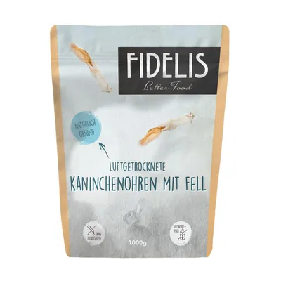 FIDELIS Kaninchenohren mit Fell FIDELIS Kaninchenohren mit Fell